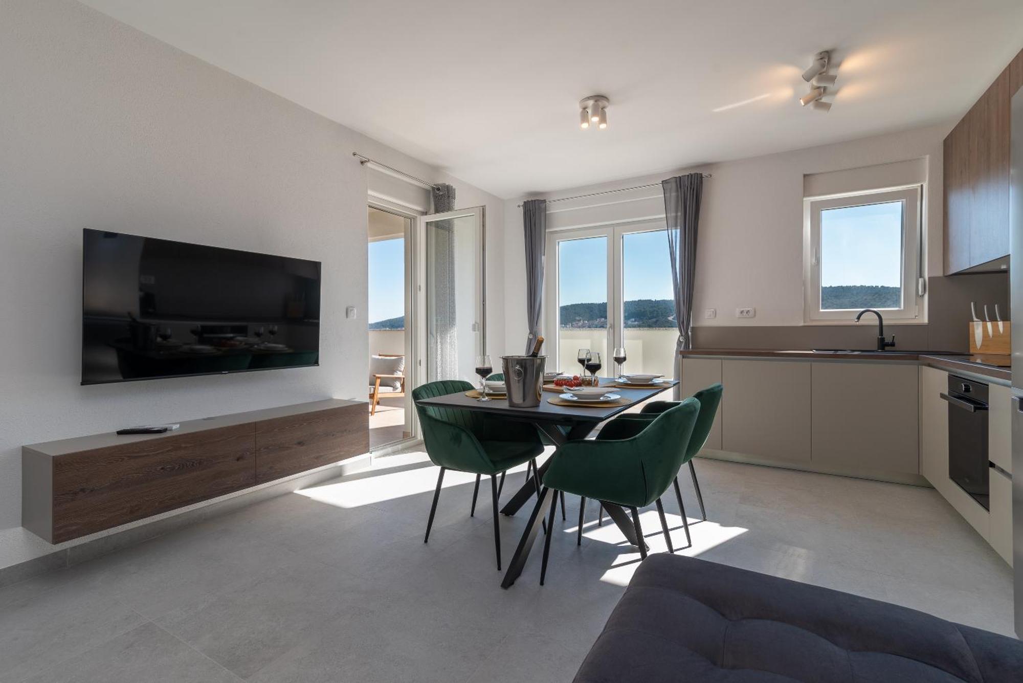 Olea Apartments Trogir Bagian luar foto